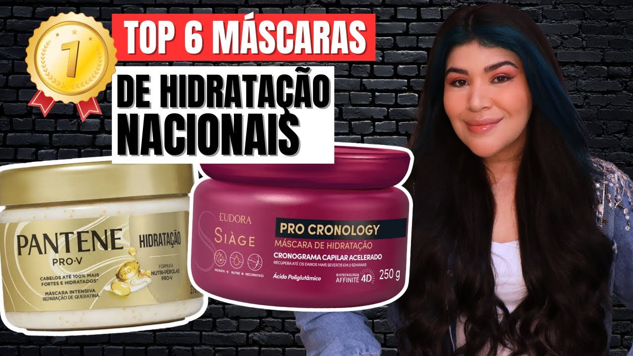 🥇TOP 6 MÁSCARAS DE HIDRATAÇÃO NACIONAIS que você precisa conhecer!