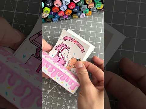 Biglietto di auguri fai da te per torta di compleanno 🎂🎁