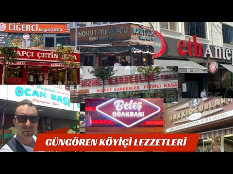 WE TRIED THE FLAVOURS OF LITTLE ANTEP STREET IN ISTANBUL GÜNGÖREN VILLAGE, WHERE AND WHAT TO EAT?