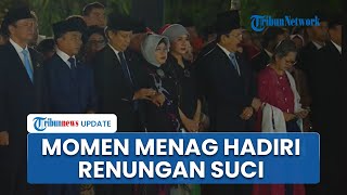 Tersorot Kamera! Momen Menag Nasaruddin hingga Mensos Ikut Upacara Renungan Suci di TMP Kalibata