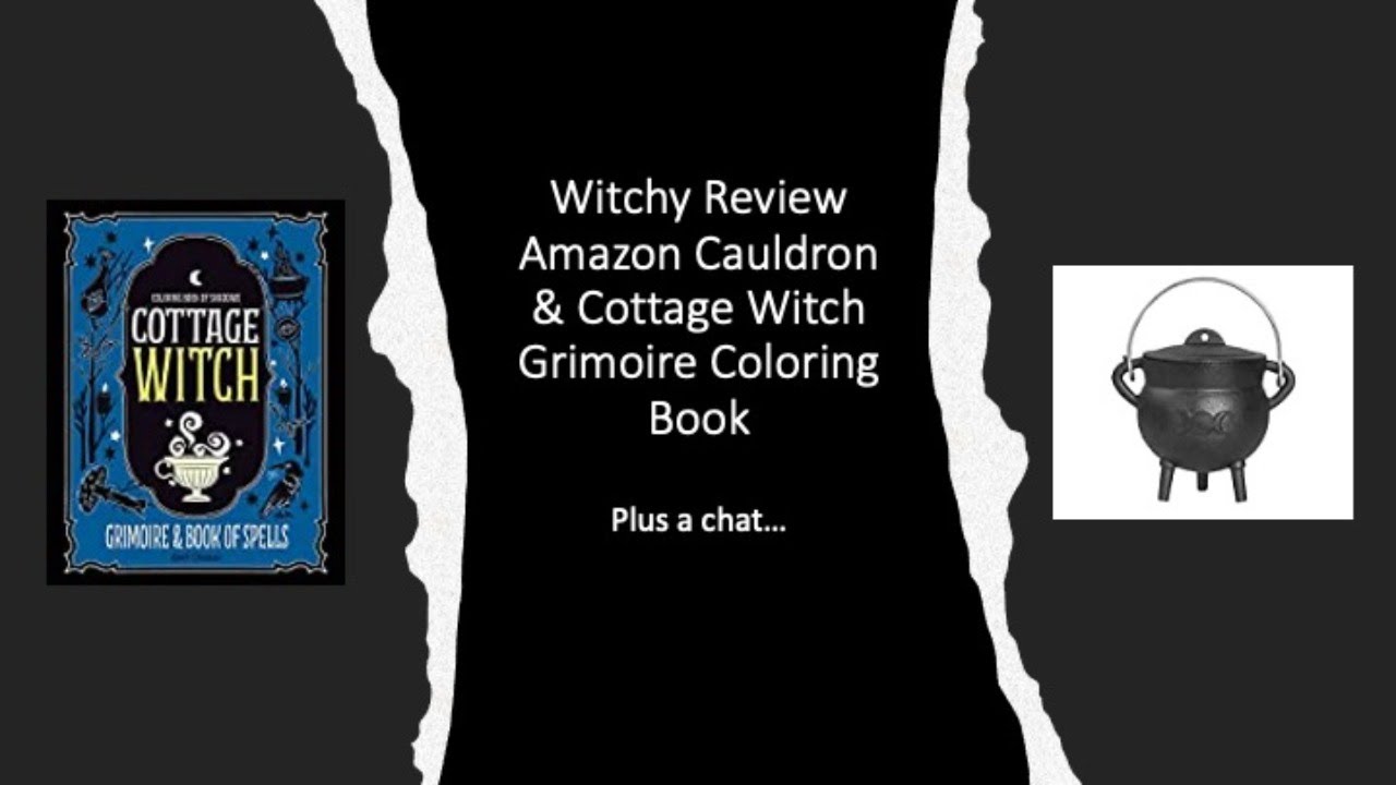 Witchy Review - Cauldron & Cottage Witch Coloring Book