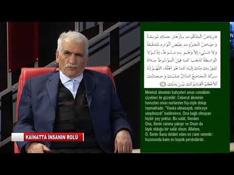 Kainatta İnsanın Rolü 18.01.2021 1. Bölüm