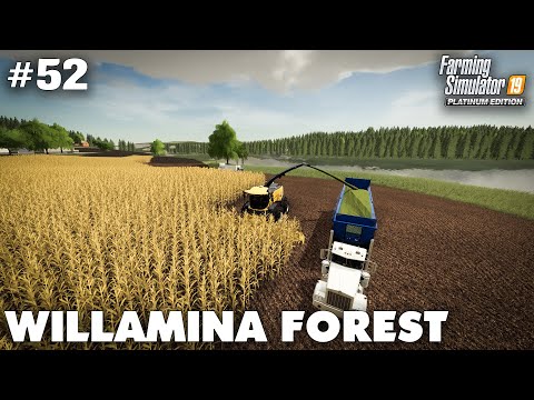 Willamina Forest #52 Chopping Corn For Silage, Farming Simulator 19 Timelapse, Seasons