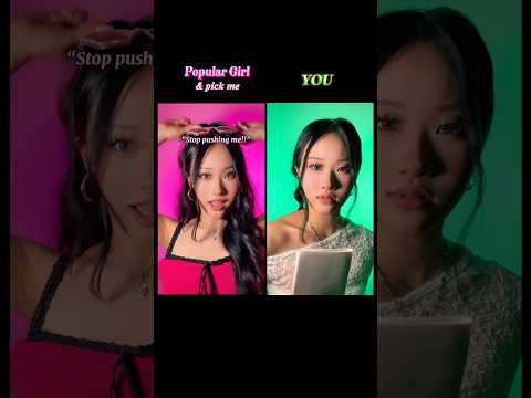 #pov The popular girl starts filming a TikTok dance…and pulls you into her pick-me moment. #shorts
