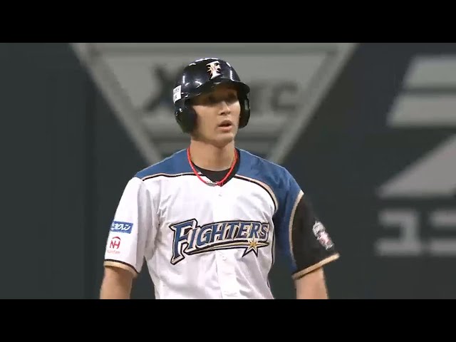 【1回裏】ファイターズ・杉谷も続いた!! レフト頭上を越えるタイムリー2ベース!! 2015/5/31 F-D