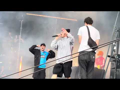 KNEECAP with Grian Chatten - Better Way To Live (part) - Finsbury Park, London - 5th July 2025