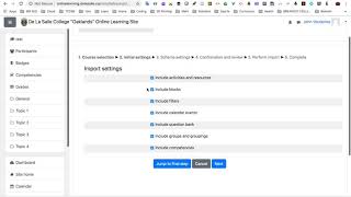 How to Import a Course in Moodle