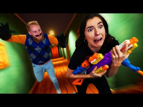 NERF Hello Neighbor Challenge! Video