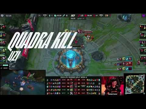 Uzi Got A Quadra Kill Against His Former Team RNG