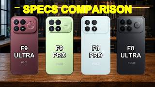 Poco F9 Ultra vs Poco F9 Pro vs Poco F8 Pro vs Poco F8 Ultra