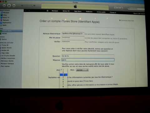 comment s'inscrire a itunes sans payer