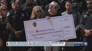 MADD receives $2,500 donation from Bakersfield police