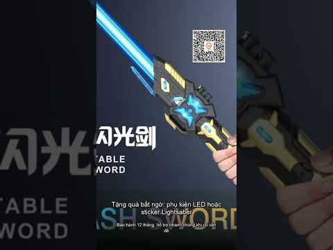 [MỚI 2025] Đồ chơi kiếm ánh sáng 2 ĐẦU,kiếm lazer nhựa phát sáng, kiếm ánh sáng có đèn lightsaber,k…