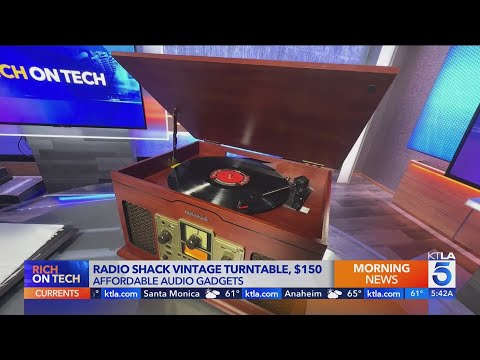 Radio Shack is back with a vintage turntable (plus other audio gadgets!)