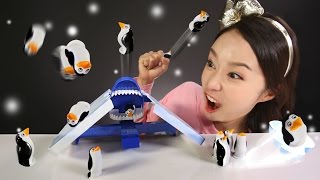 캐리의 아슬아슬 펭귄구출 장난감 균형 잡기 놀이 CarrieAndToys