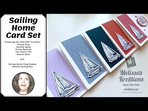 Sailing Home Card Set | 2019-2021 In Colors | MKre8tions | Stampin' Up!®️