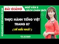 Thực hành tiếng Việt trang 87 Ngữ văn lớp 8 Chân trời sáng tạo