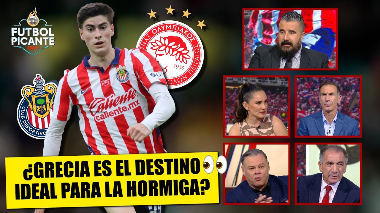 LA HORMIGA GONZÁLEZ, ¿RUMBO A EUROPA? CHIVAS recibió OFERTA del OLYMPIACOS | Futbol Picante