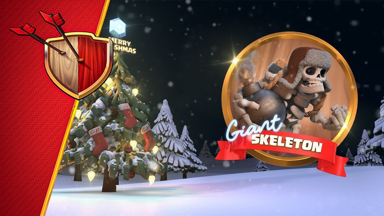 Clash of Clans: Giant Skeleton Returns! (Clashmas Update 2017)