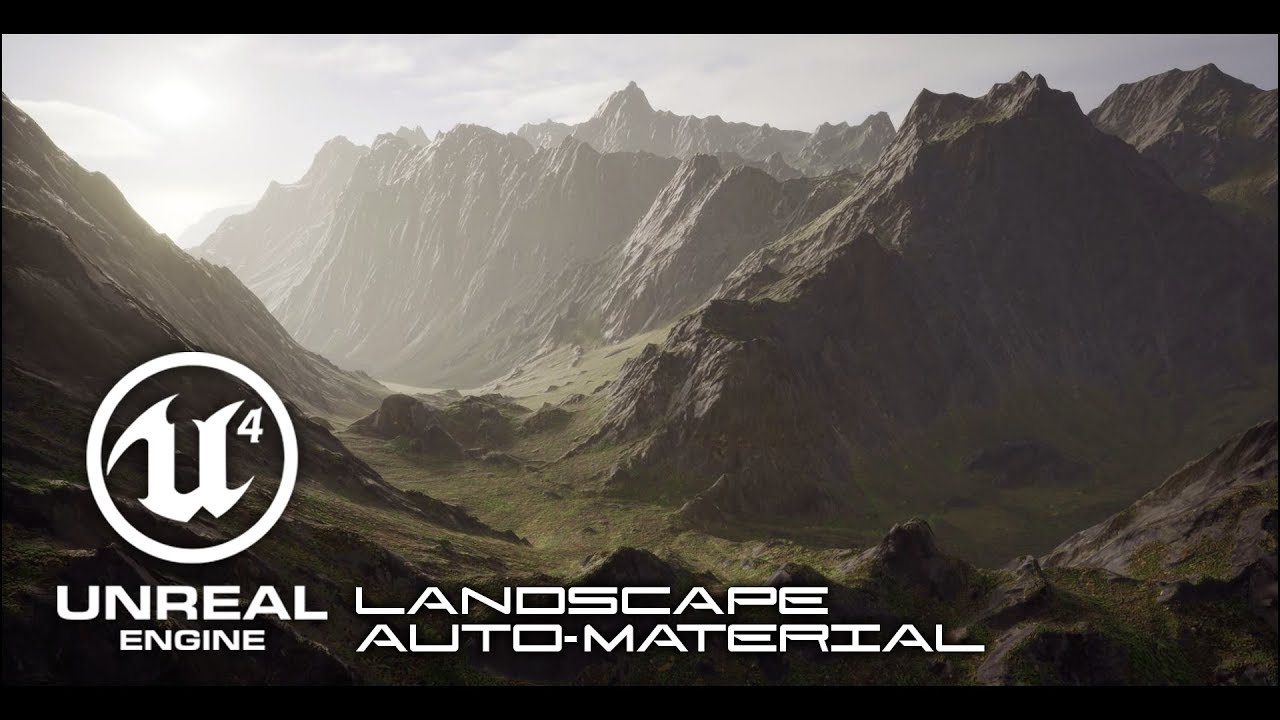 Tutorial: UE4 Auto Landscape Master Material - Setup - Part 2