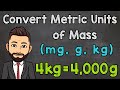Metric Units of Mass | Convert mg, g, and kg