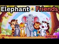 Elephant and Friends || The Cows and the Tiger || The Boy Who Cried Wolf