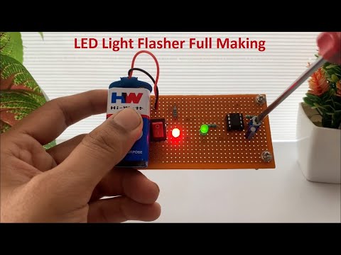 LED Light Flasher using IC555 Time Mechanical Engineering Final Year Project