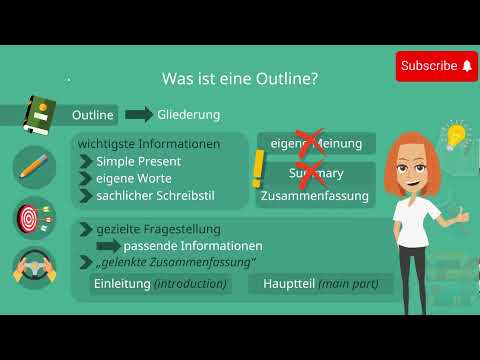 Wie schreibt man eine Outline?