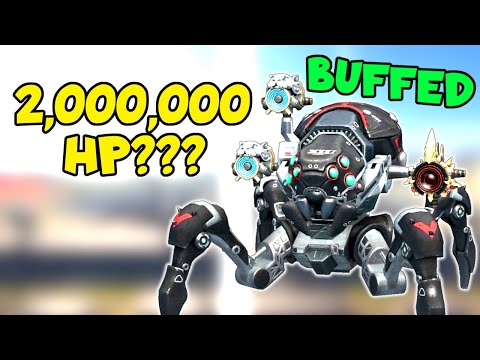 OMG! Buffed ARACHNID INVADER 2 MIL HP??? | War Robots MK2 Gameplay WR