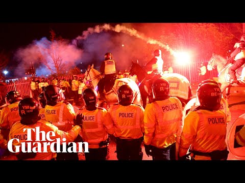 Police injured as violence erupts outside Villa Park before Legia Warsaw match