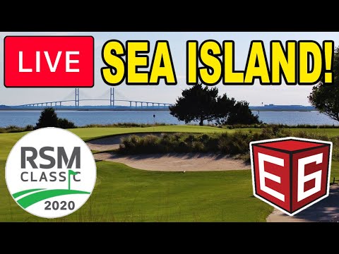Playing Sea Island (RSM Classic) LIVE on E6 Connect with GCQUAD (FULL 18 Holes)