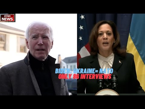 Biden suggested Ukraine is member of NATO; Biden only 86 interviews; Kamala Harris' deep thoughts