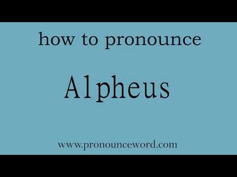 how to pronounce the english word  Alpheus.amazing resource.learn from me.