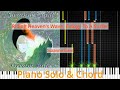 🎹Riding Heaven's Wave; Eulogy To A Surfer, Solo & Chord, Synthesia Piano