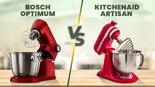 Bosch OptiMUM is Better Than Kitchenaid Stand Mixer For Pizza Dough, Cookie Dough, Frosting & More?