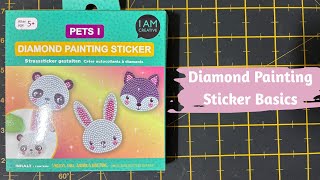 Diamond Painting Art Stickers | Miniature Diamond Painting Art Basics | Diamond Painting Art