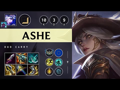 Ashe ADC vs Lucian - EUW Challenger Patch 25.14