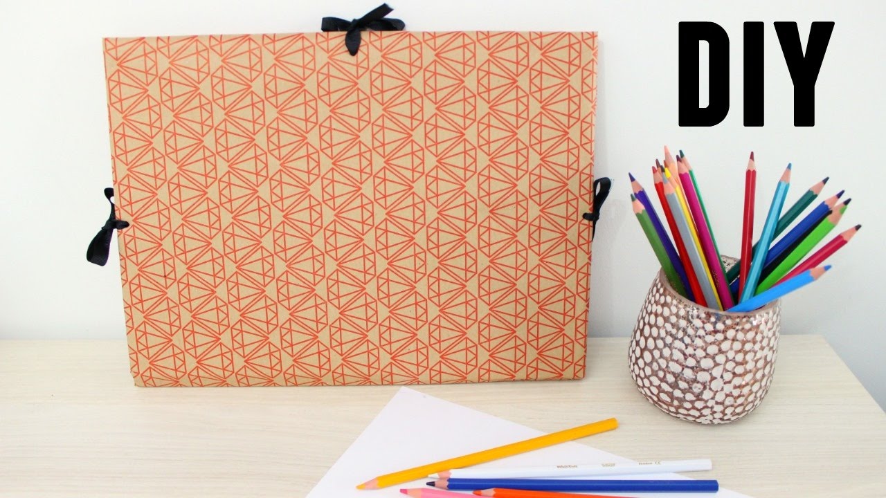 DIY faire un carton à dessin