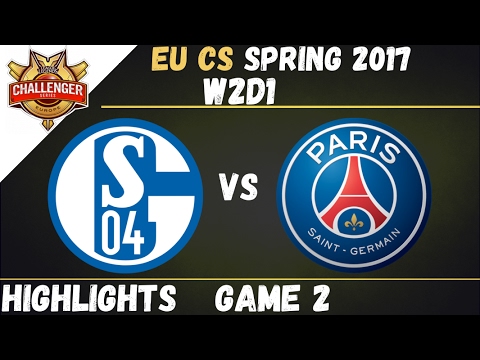 S04 vs PSG Highlights Game 2 EU CS Spring 2017 W2D1 Schalke04 vs Paris Saint-Germain