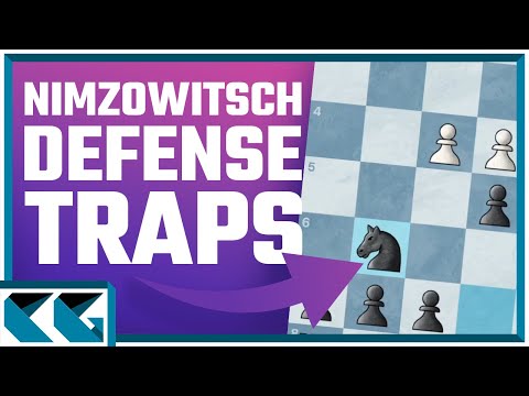 Nimzowitsch Defense Chess Opening TRAPS!