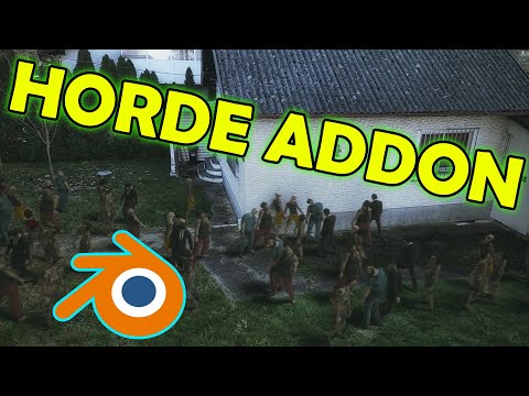 Blender HORDE Addon Quick Test [Blender + After Effects]