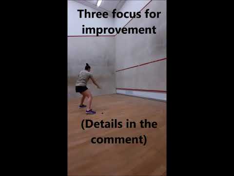 Squash Training Tips: Cross Cross Solo