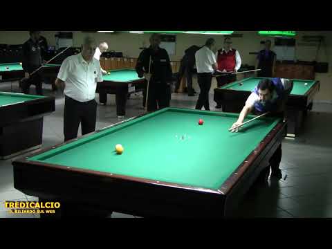NICOTINA vs PAOLINO -  32° D.F. 5^PROVA BILIARDO OPEN 2018 SETTIMO T.SE @TREDICALCIO