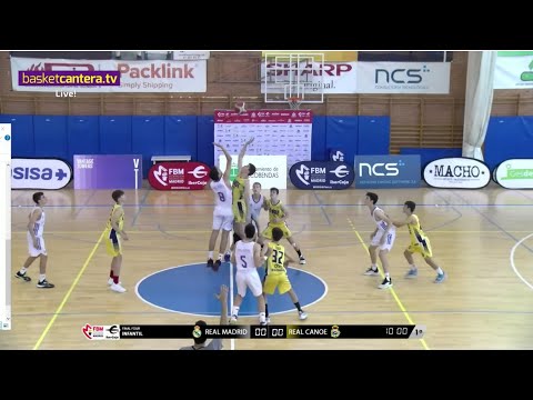 Final U14M. REAL MADRID vs REAL CANOE.- Final Four Infantil masc. Madrid 2022 #BasketCantra.TV