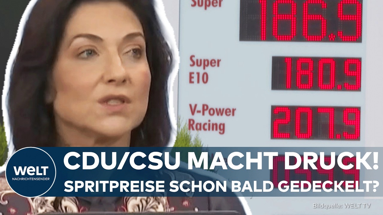 TANKEN: Neue Spritpreis-Regel! – Nur noch eine Preiserhöhung pro Tag? CDU/CSU macht jetzt Druck