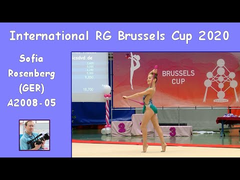 Sofia Rosenberg (GER) - A2008 05 - RG Brussels Cup 2020