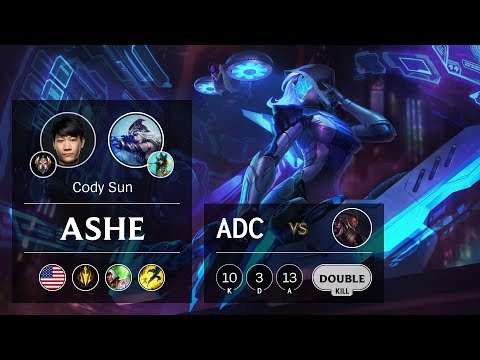 Ashe ADC vs Lucian - NA Challenger Patch 9.17