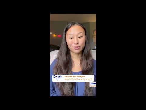 💻Calix Interns Share their Experience Working Remote