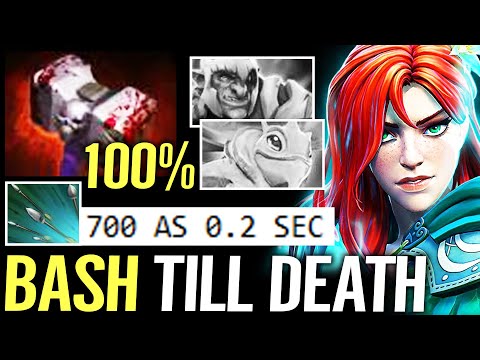 🔥 Windranger SKULL BASHER is SO SICK — 700AS Bash Till Death 100% Counter Puck + Troll Dota 2 Pro