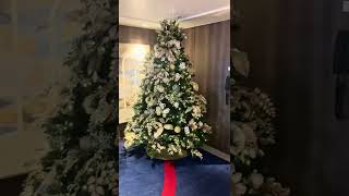 Sailing into Christmas onboard Queen Anne #christmas #cruise #cunard #queenanne #festive #cruiseship